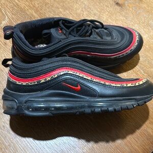 Women’s Nike Air Max 97 Black and Red Shoes